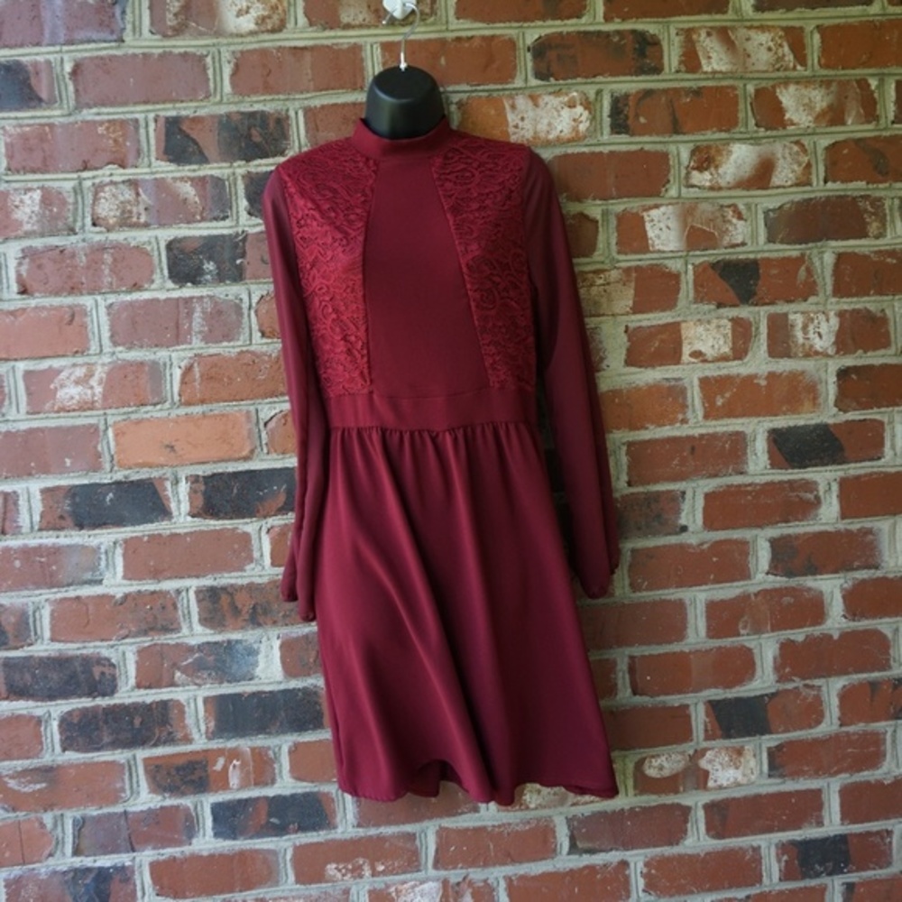 Charlotte Russe High-Neck Dress